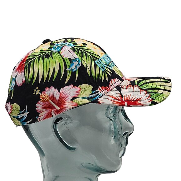 Bubba Gump Shrimp Company Hawaiian Floral Tropical Snapback Hat Embroidered - Picture 4 of 12